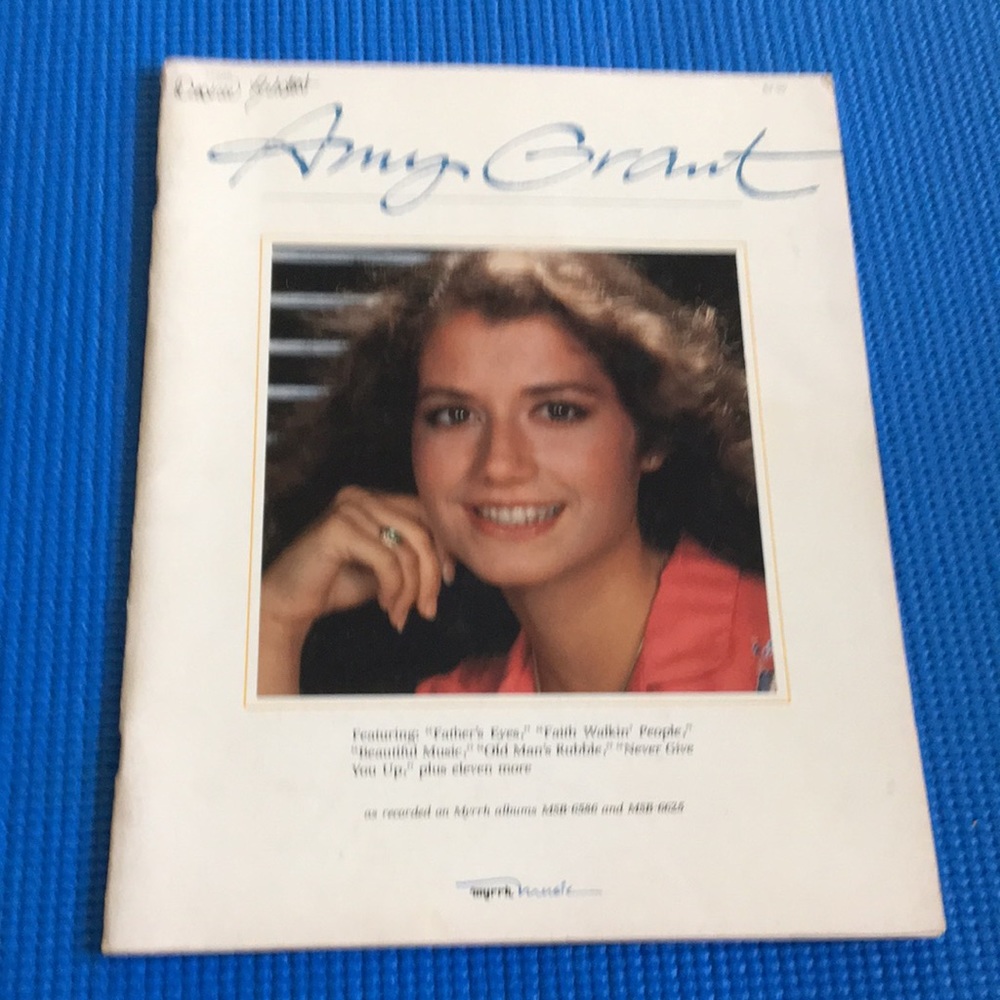 Myrrh Amy Grant songbook 1980 very good vocal piano